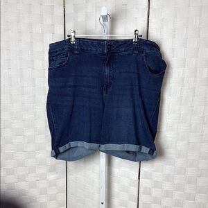 Celebrity Pink Dark Blue Denim‎ Shorts